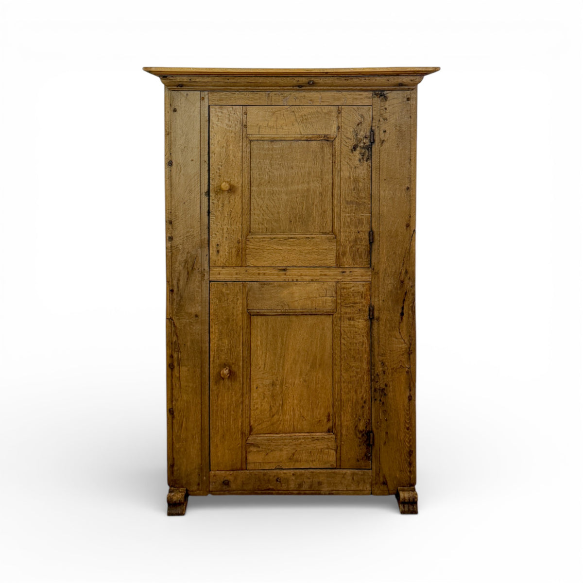 Provincial Oak Cupboard with Paneled Door