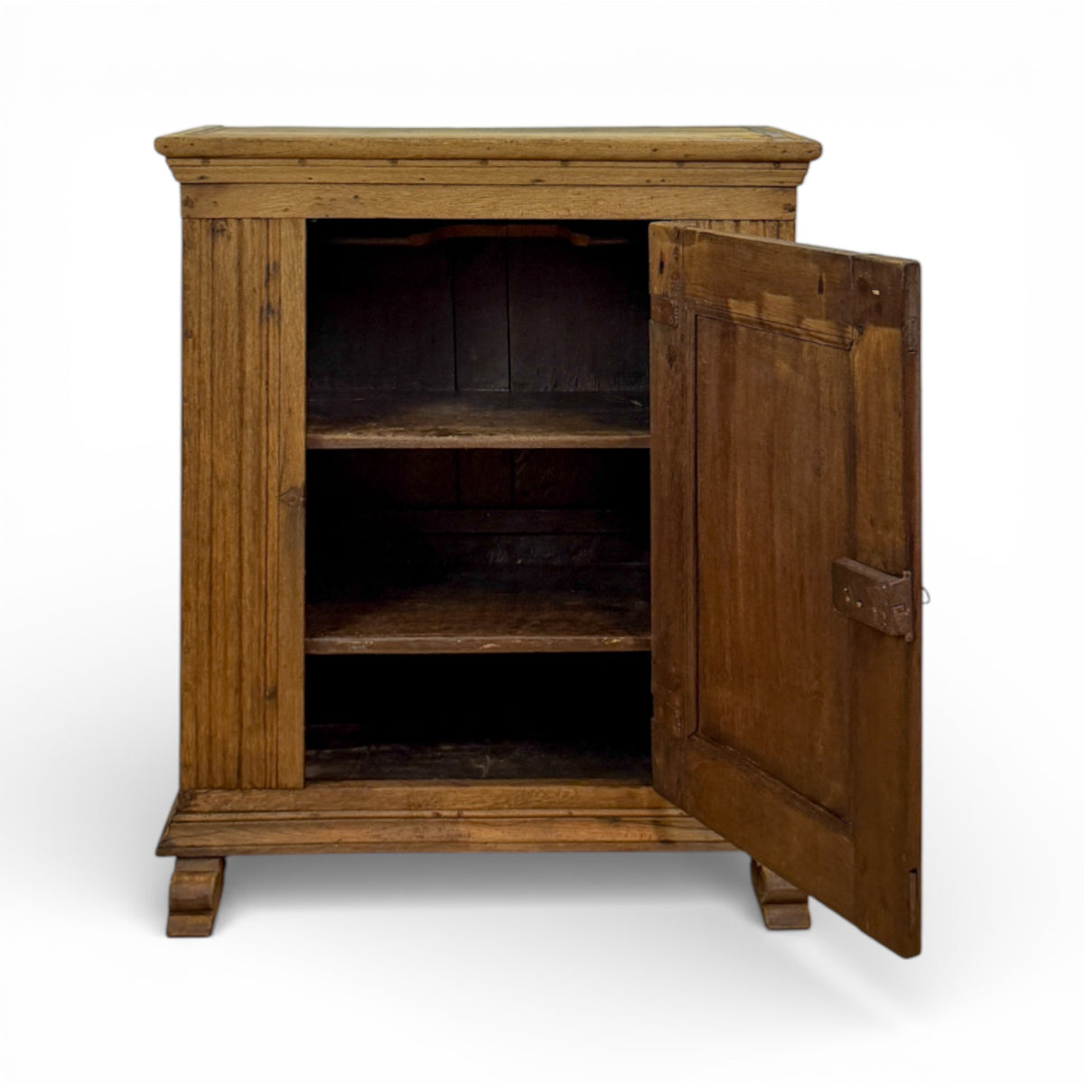 Oak Petite Buffet with Paneled Door