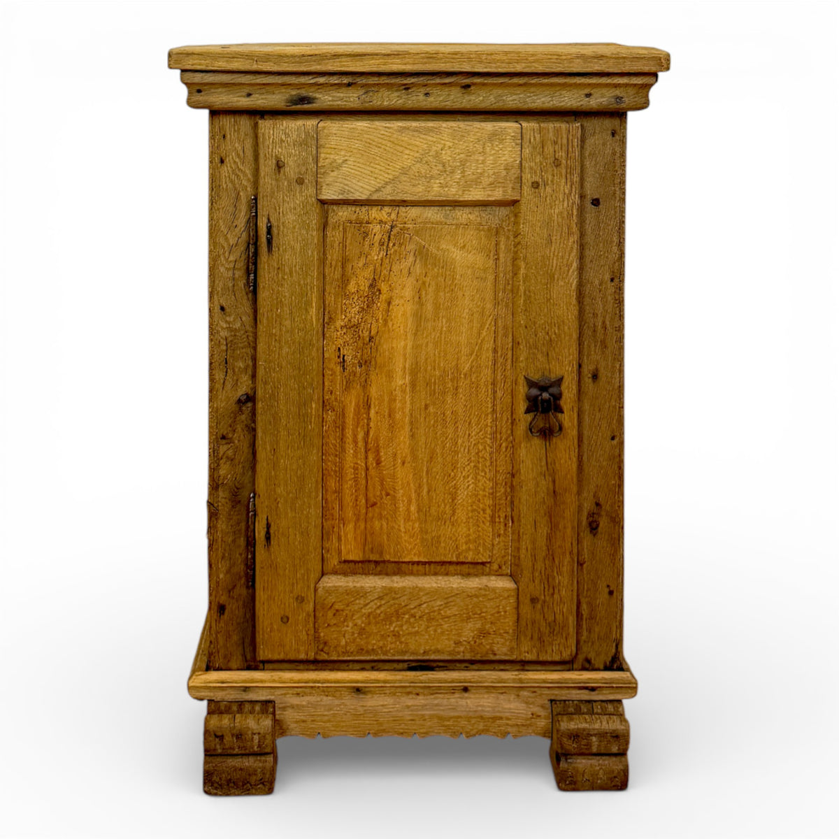 Oak Cabinet with Paneled Door