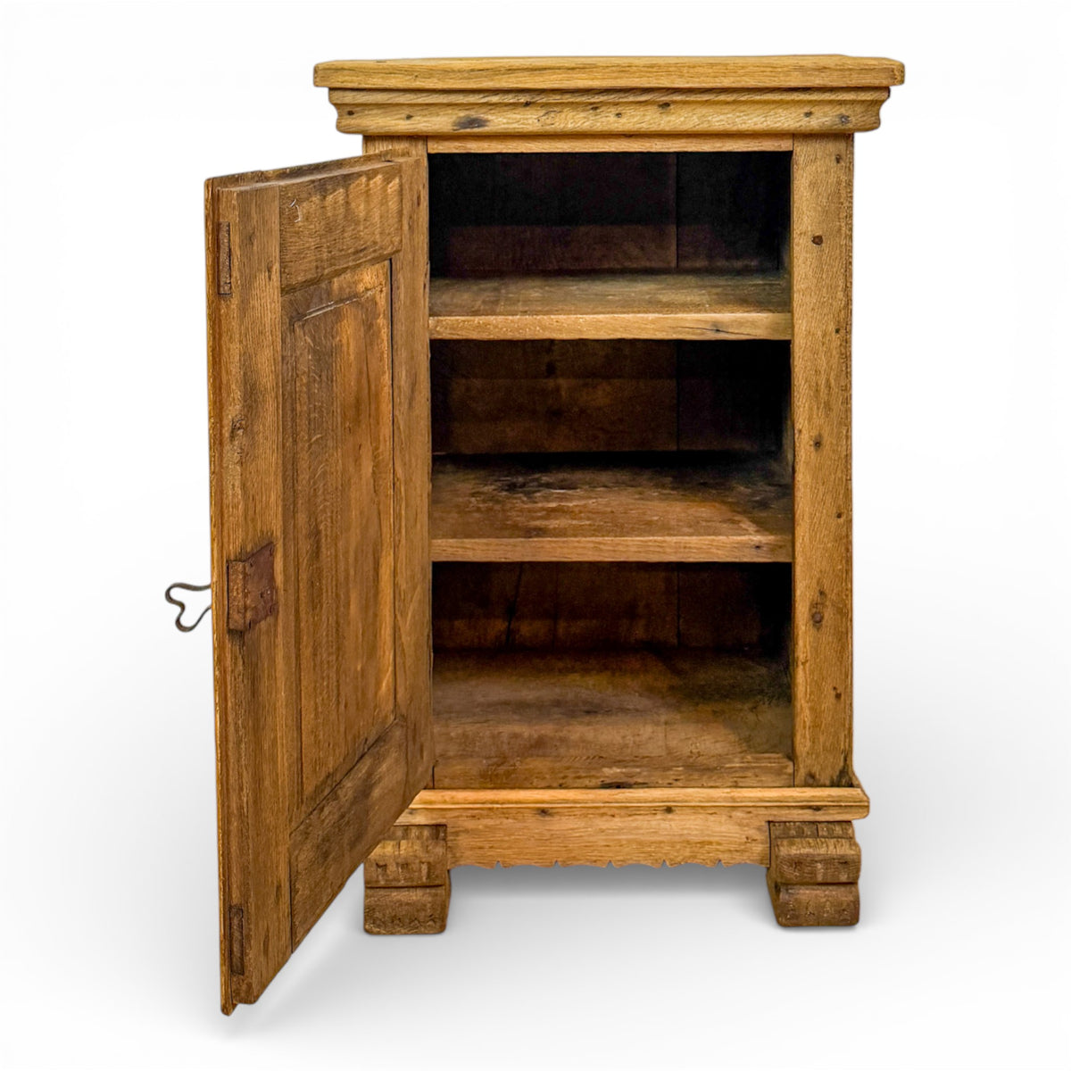 Oak Cabinet with Paneled Door
