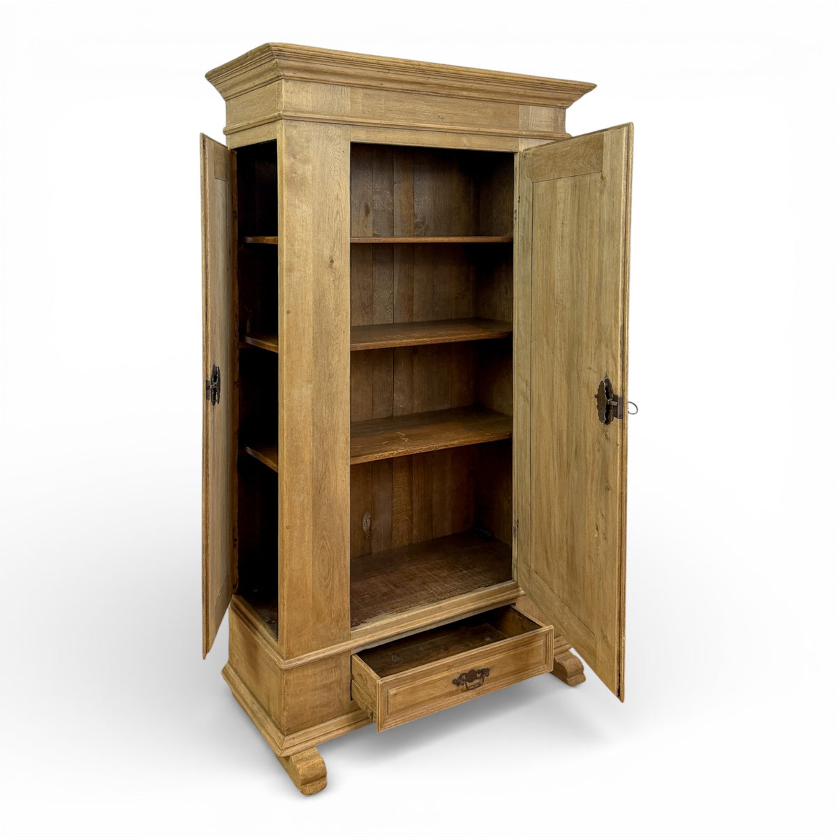 Single Door Kitchen Cupboard in Bleached Oak