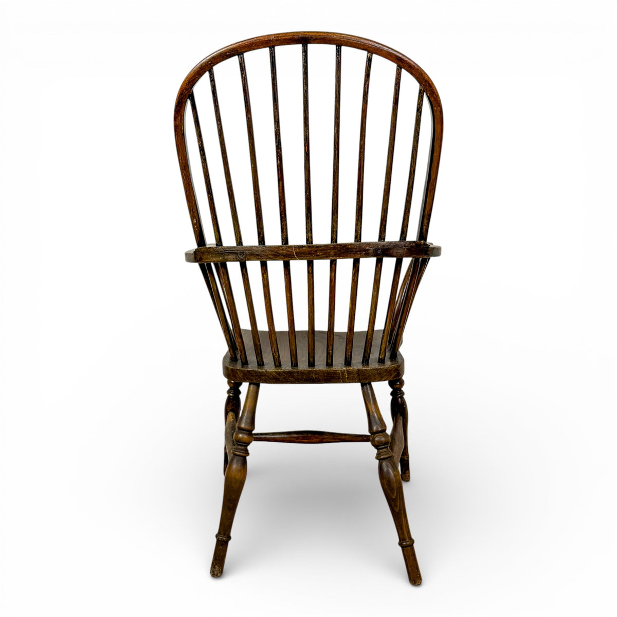 Windsor Armchair with Turned Legs and Hoop Back