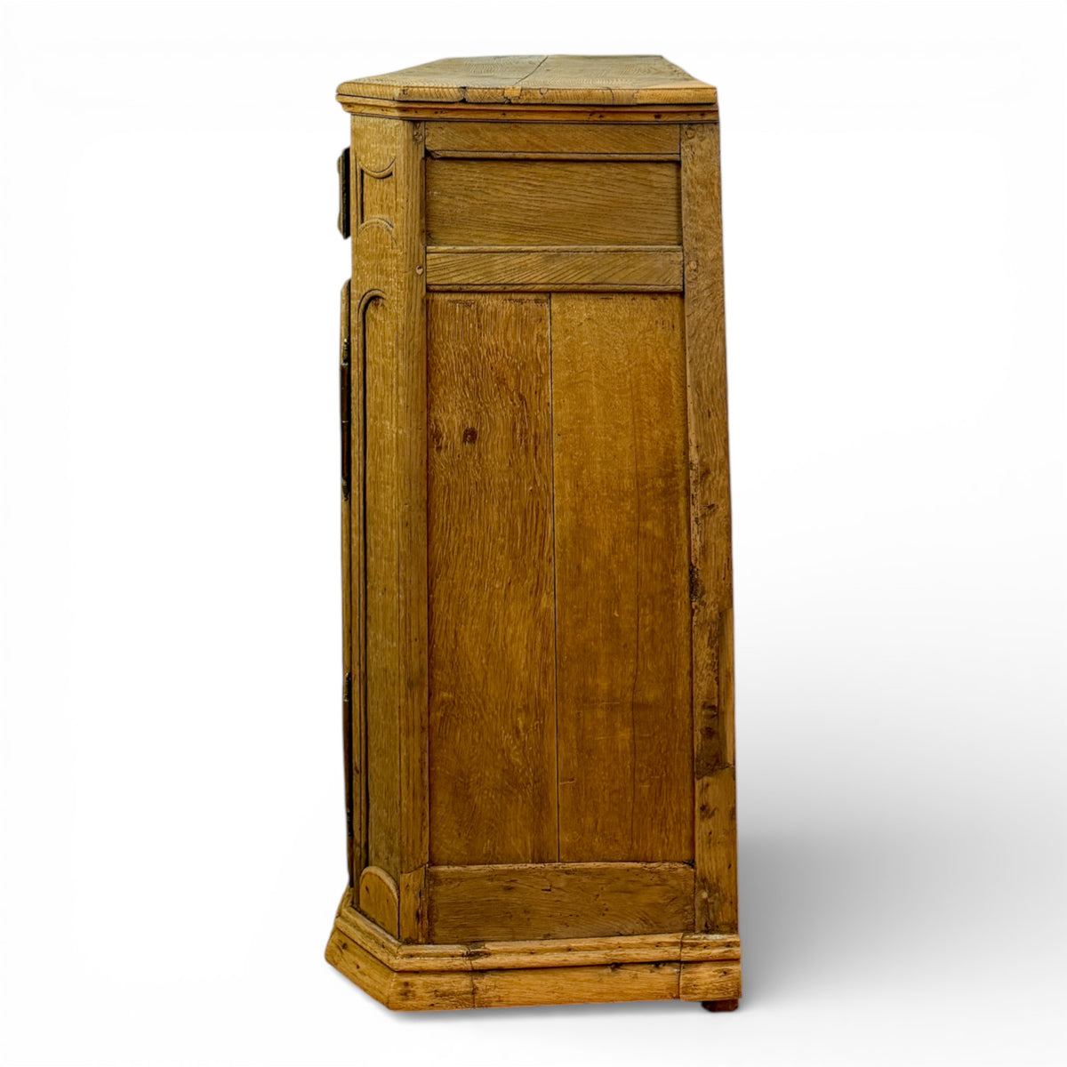 French Provincial Oak Buffet with Paneled Doors