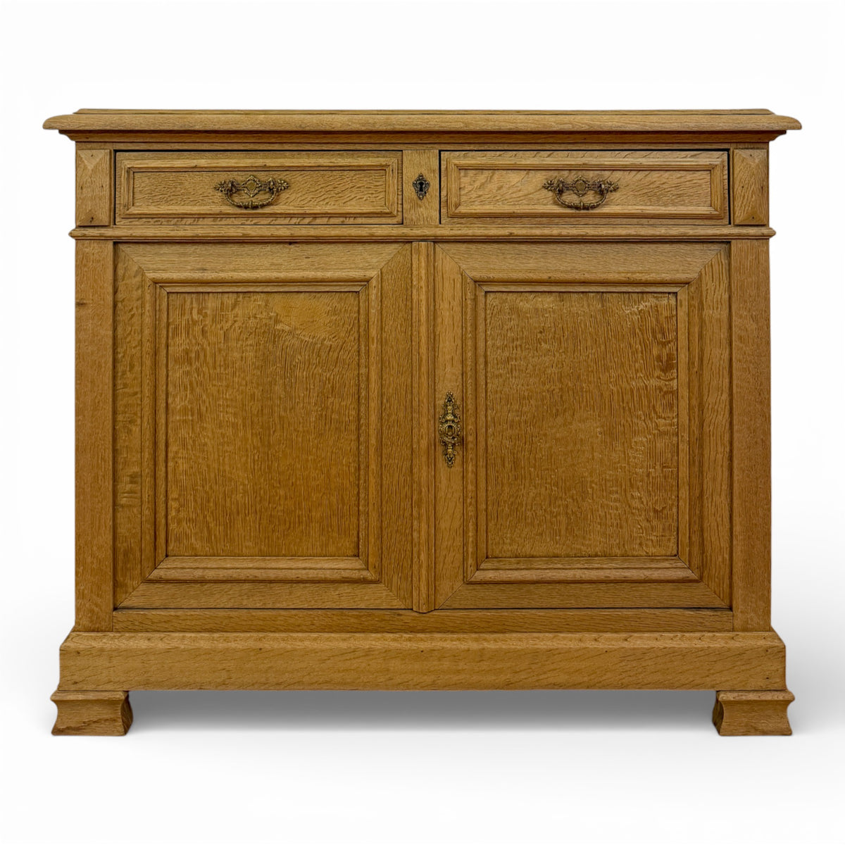 French Oak Two-Door Sideboard with Drawers