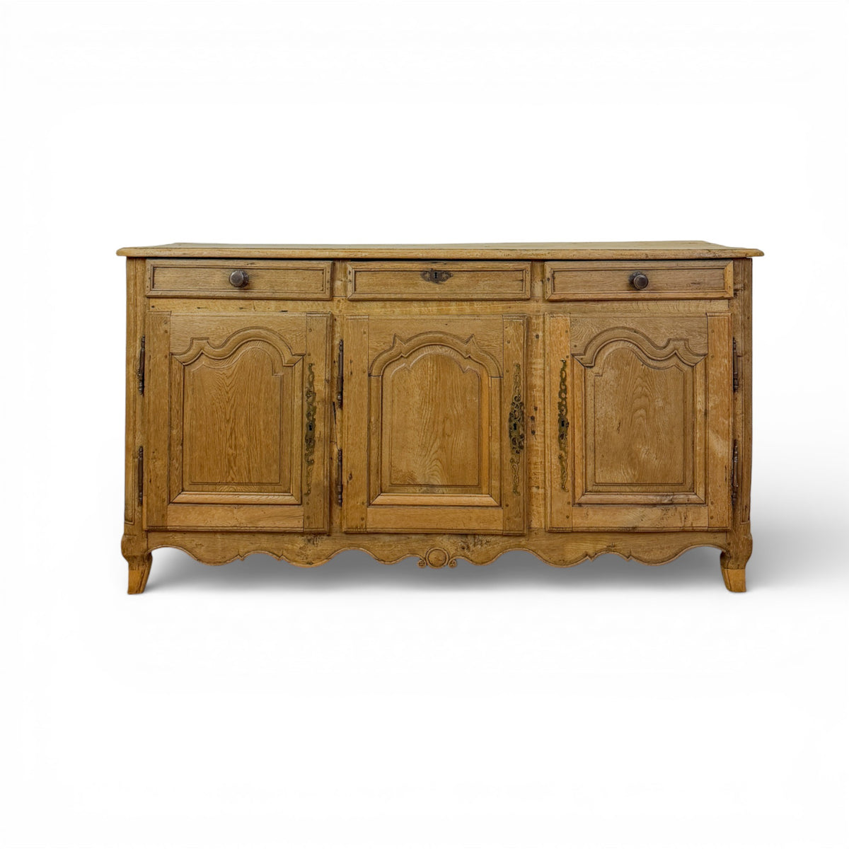 Carved Oak Provincial Sideboard