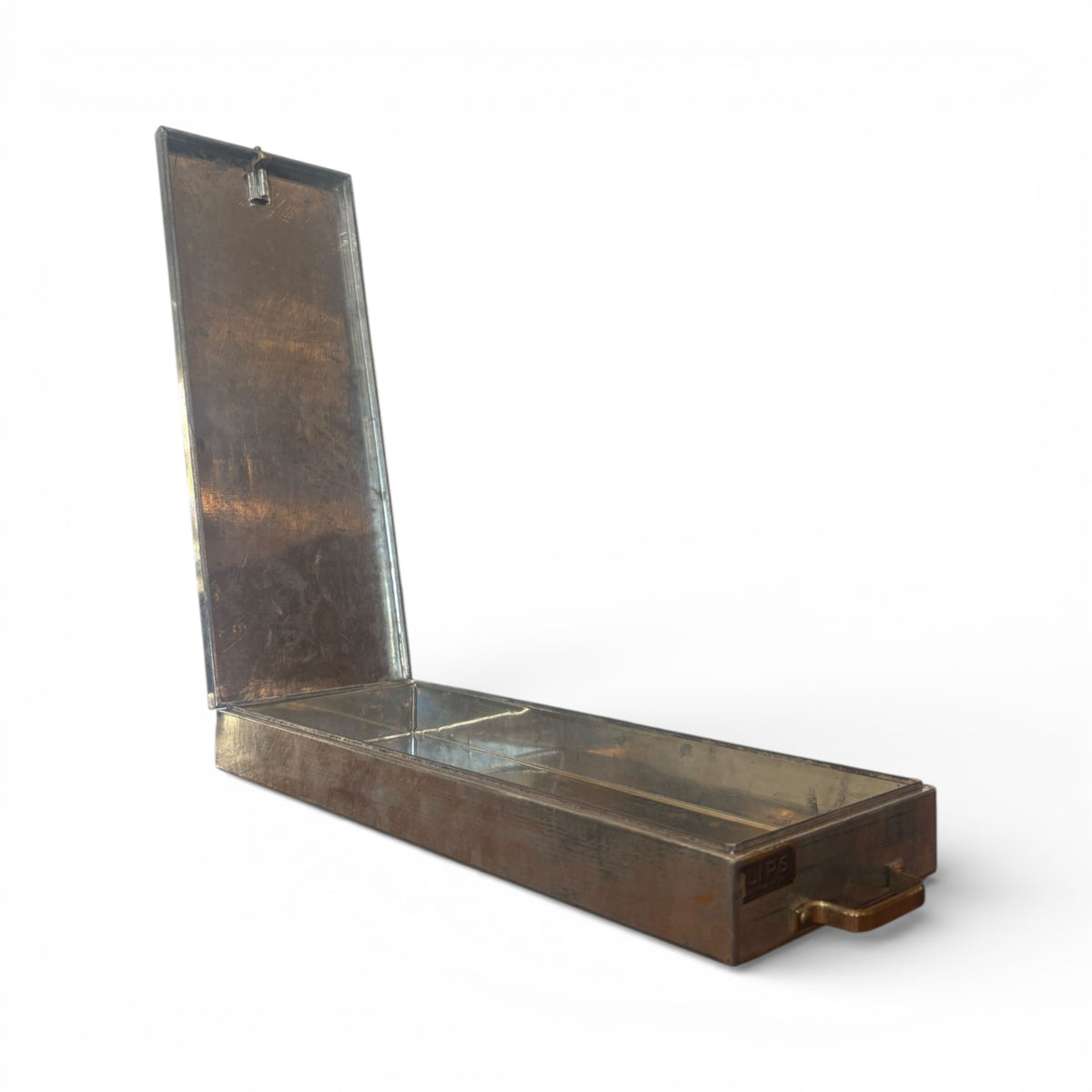 Industrial Galvanized Metal Bank Box