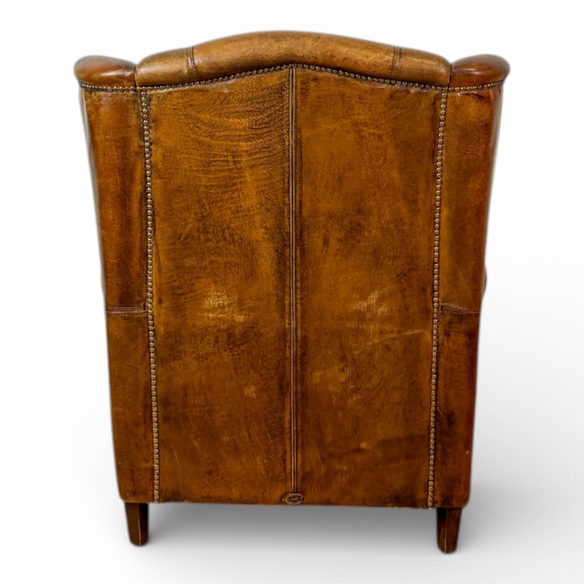 Pair of Early 20th Century Leather Club Chairs