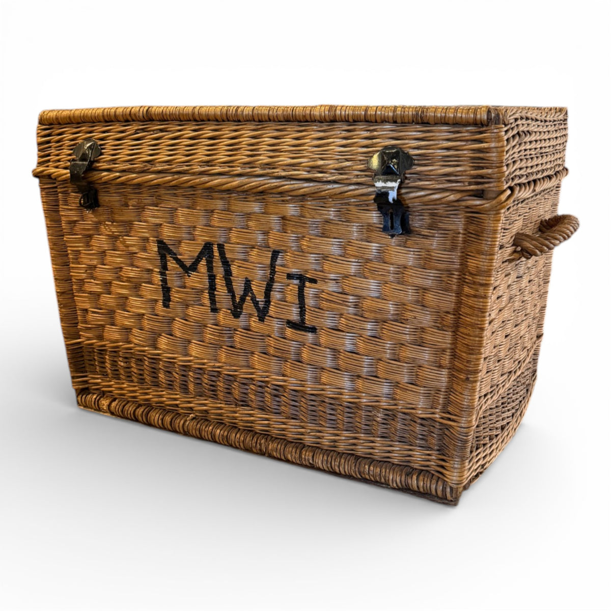 Wicker Storage Trunk
