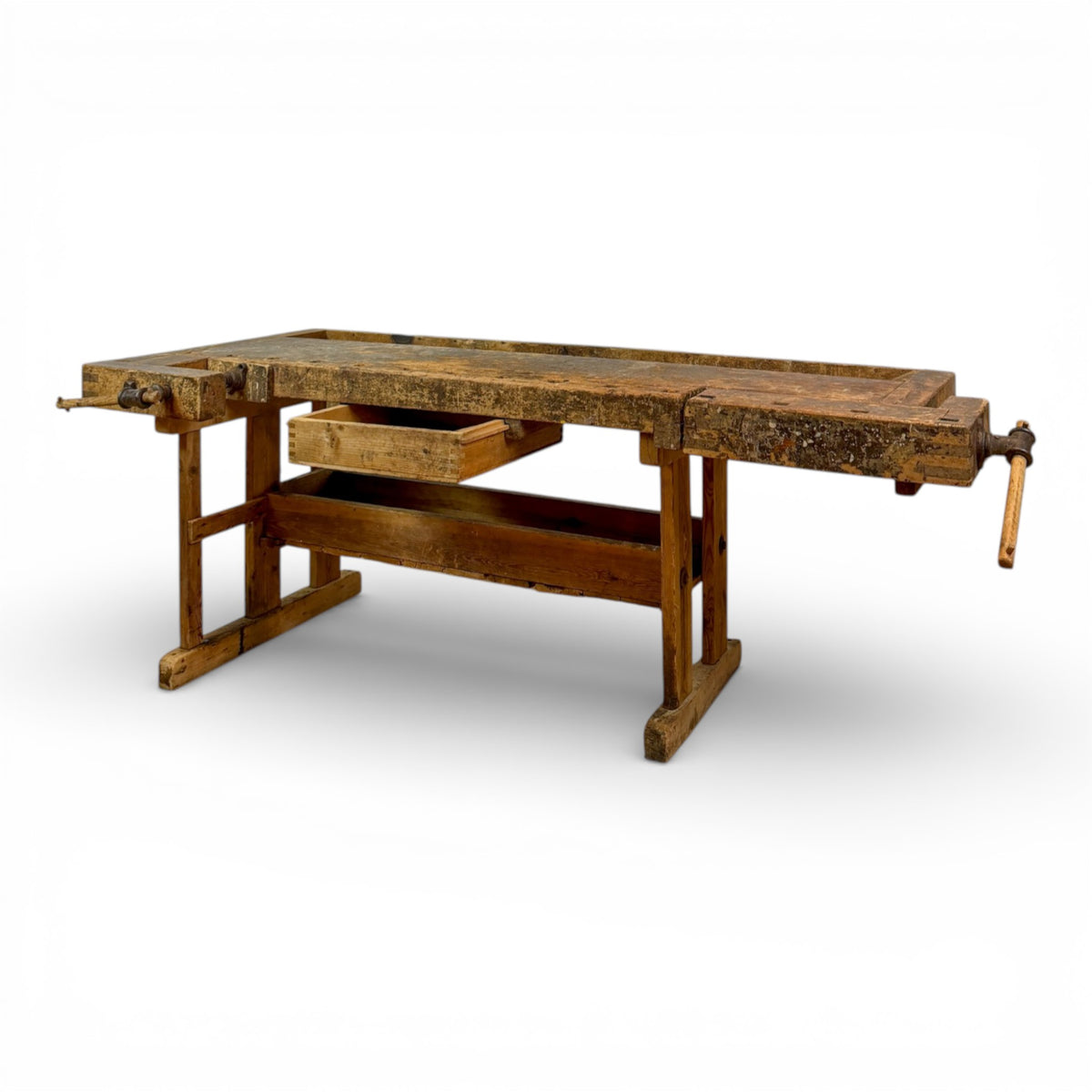 Industrial Wooden Workbench