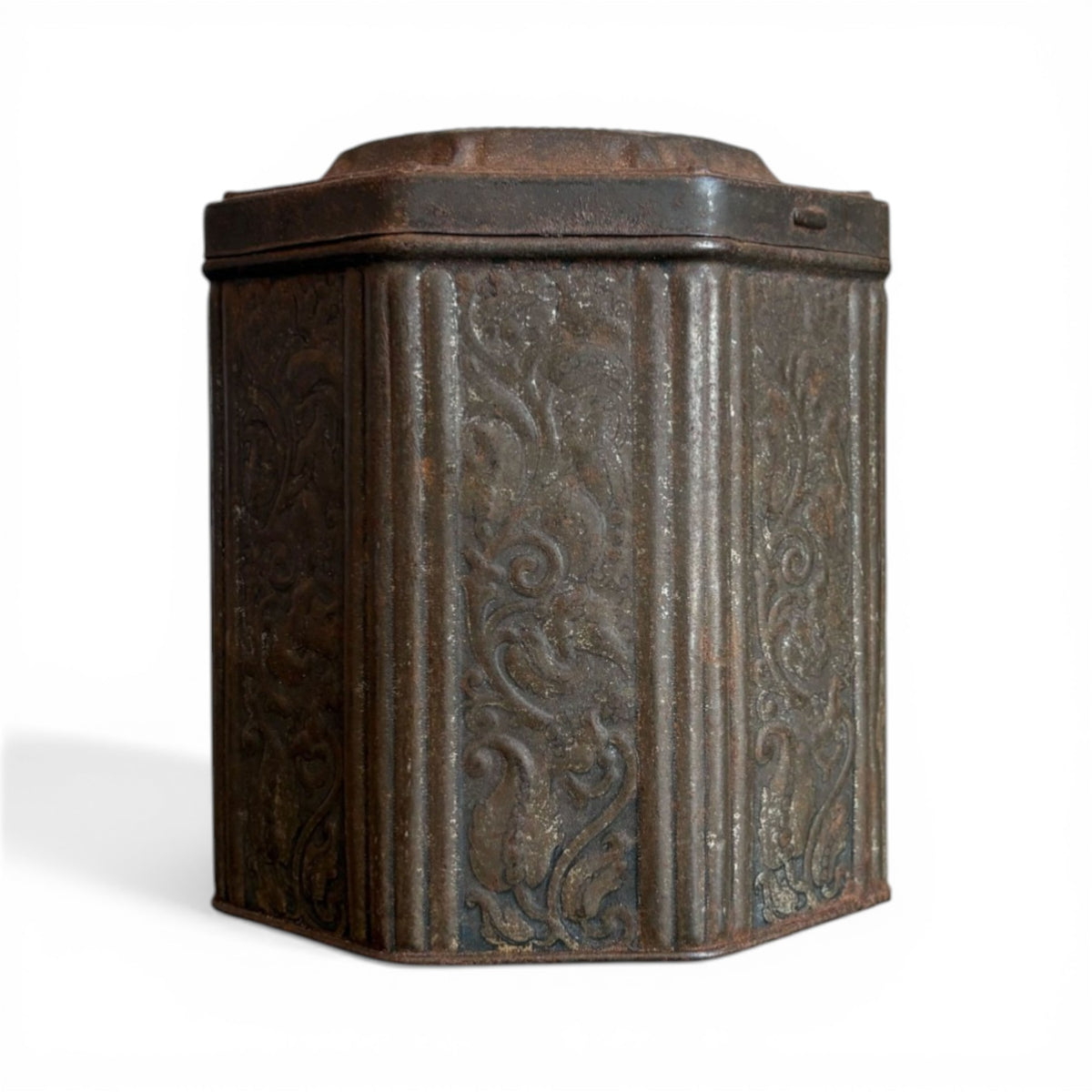 Octagonal Tobacco Jar