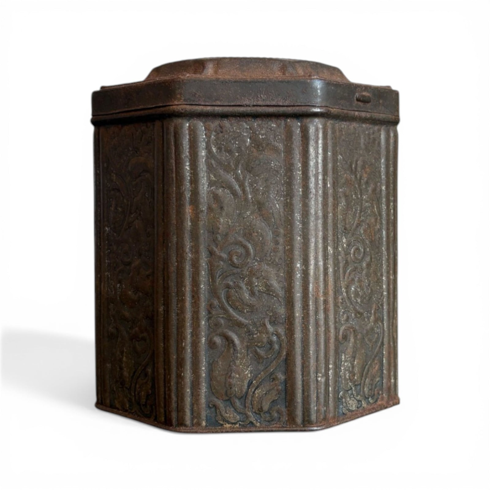 Octagonal Tobacco Jar