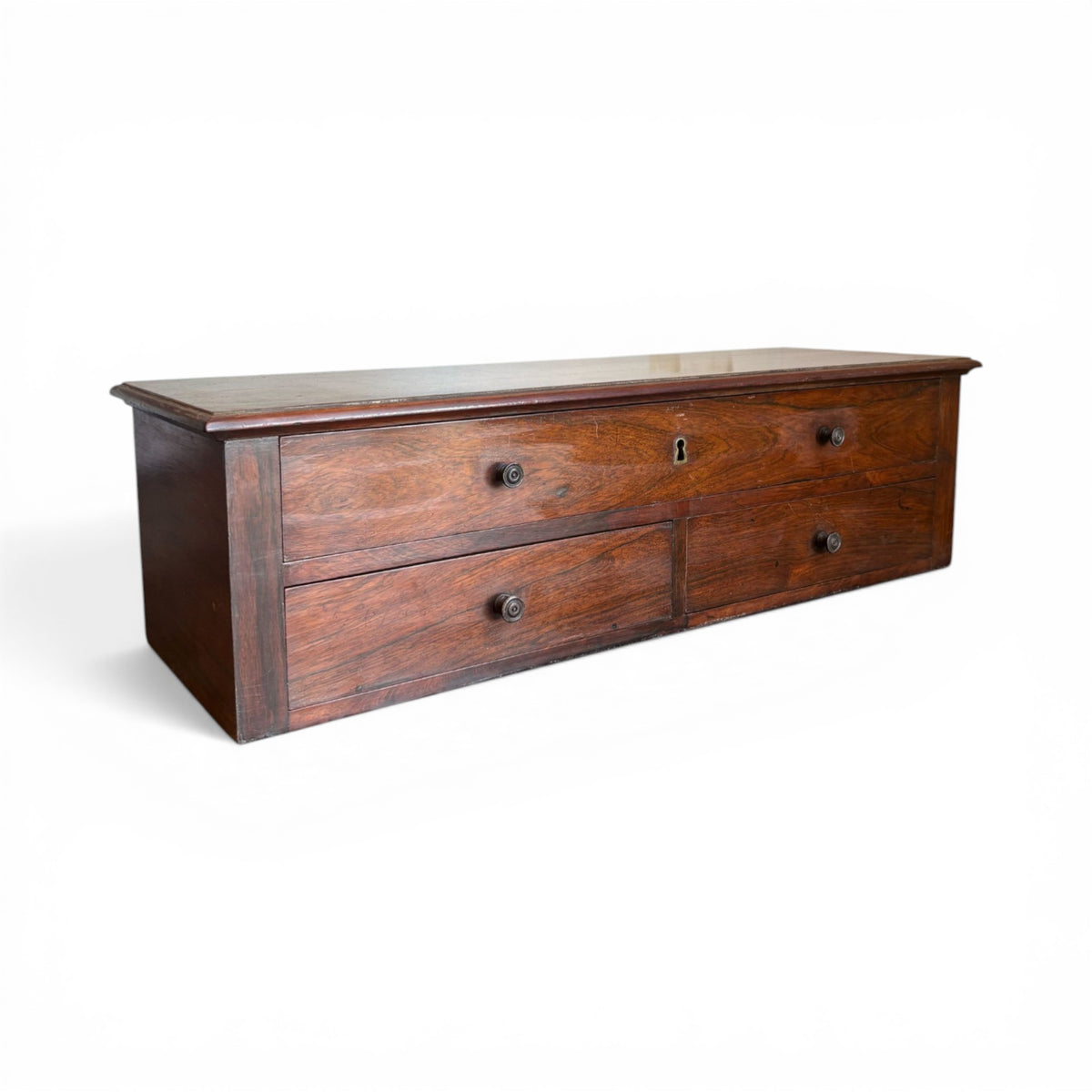 Walnut Tabletop Cabinet Box