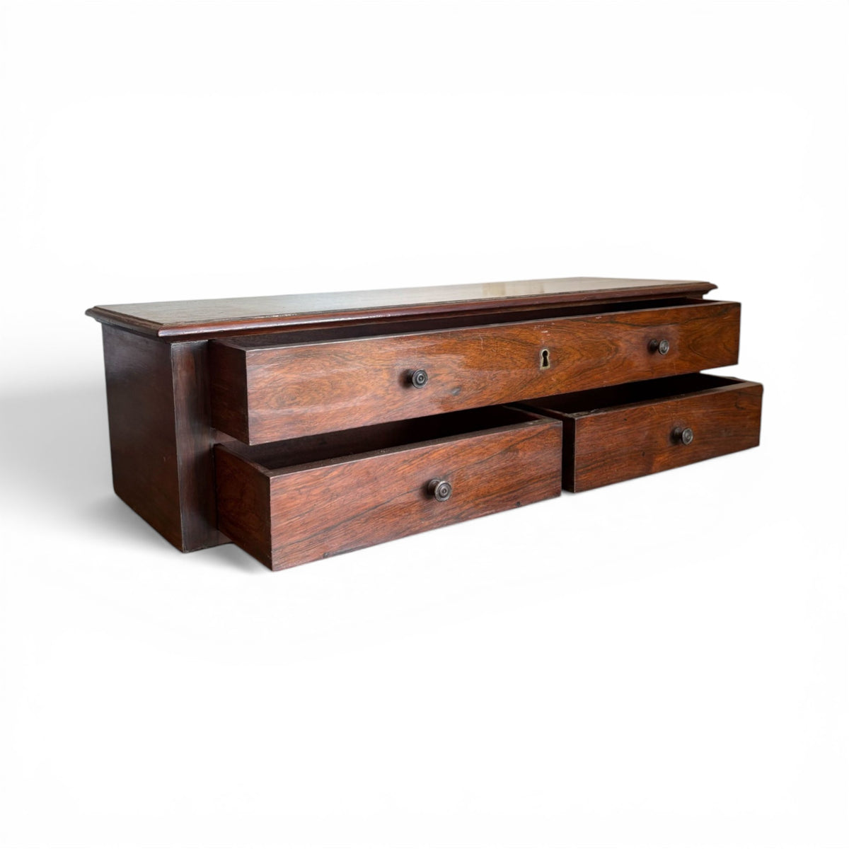 Walnut Tabletop Cabinet Box