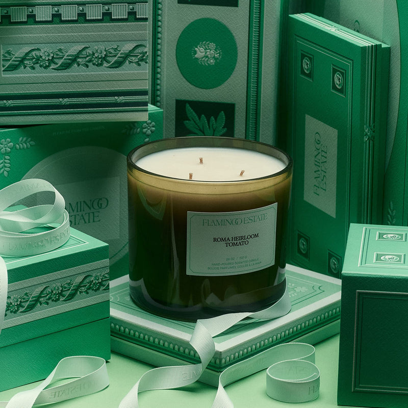 Roma Heirloom Tomato XL Candle | Flamingo Estate