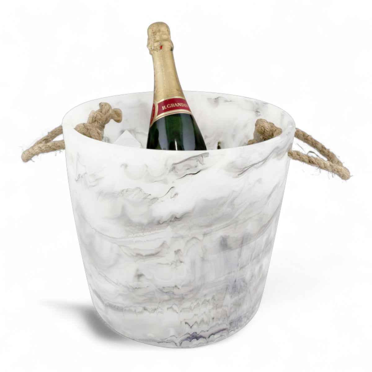 Ice Bucket - White Swirl