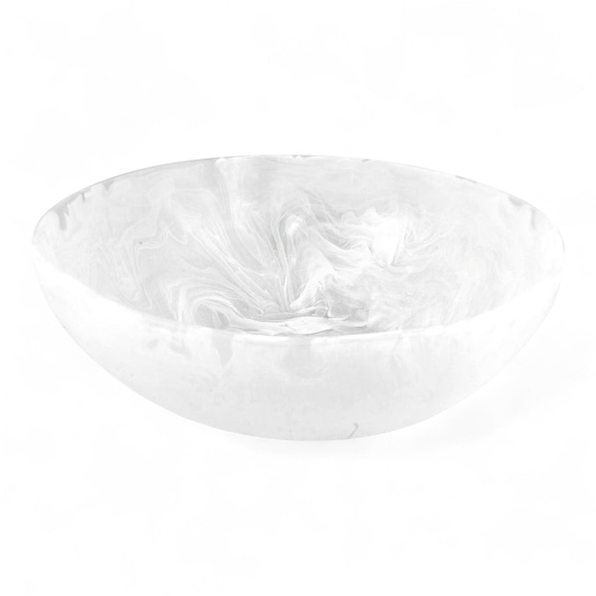 Bowl - White Swirl