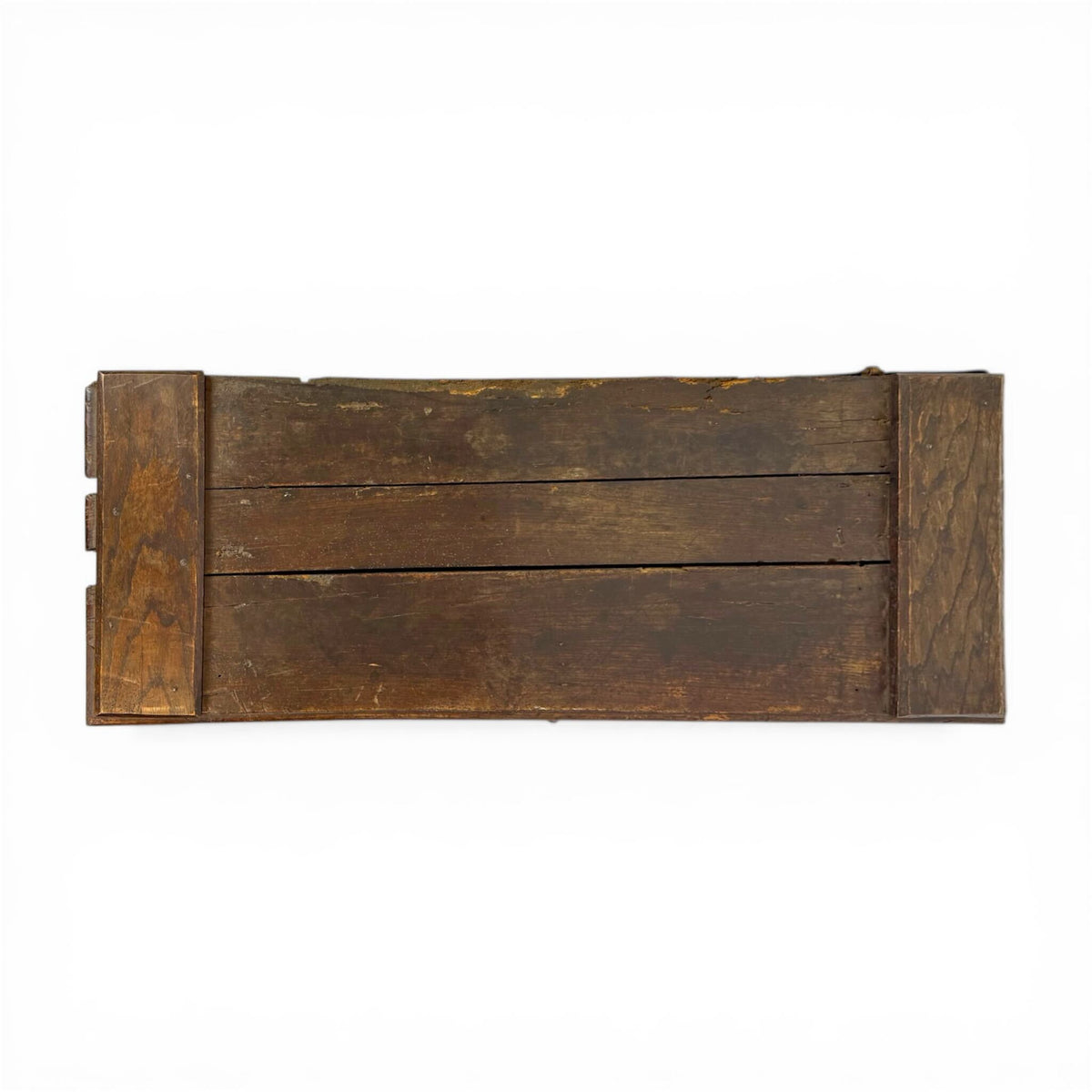 17th Century French Carved Oak Coffer Chest with Initials