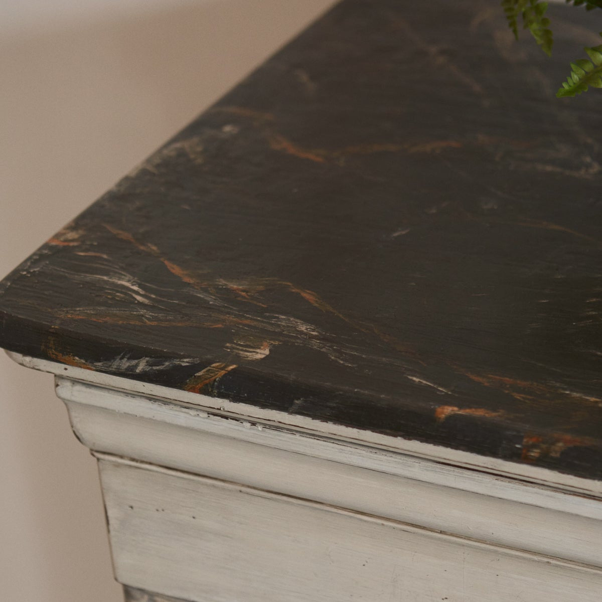 Painted Geometric Front Chest