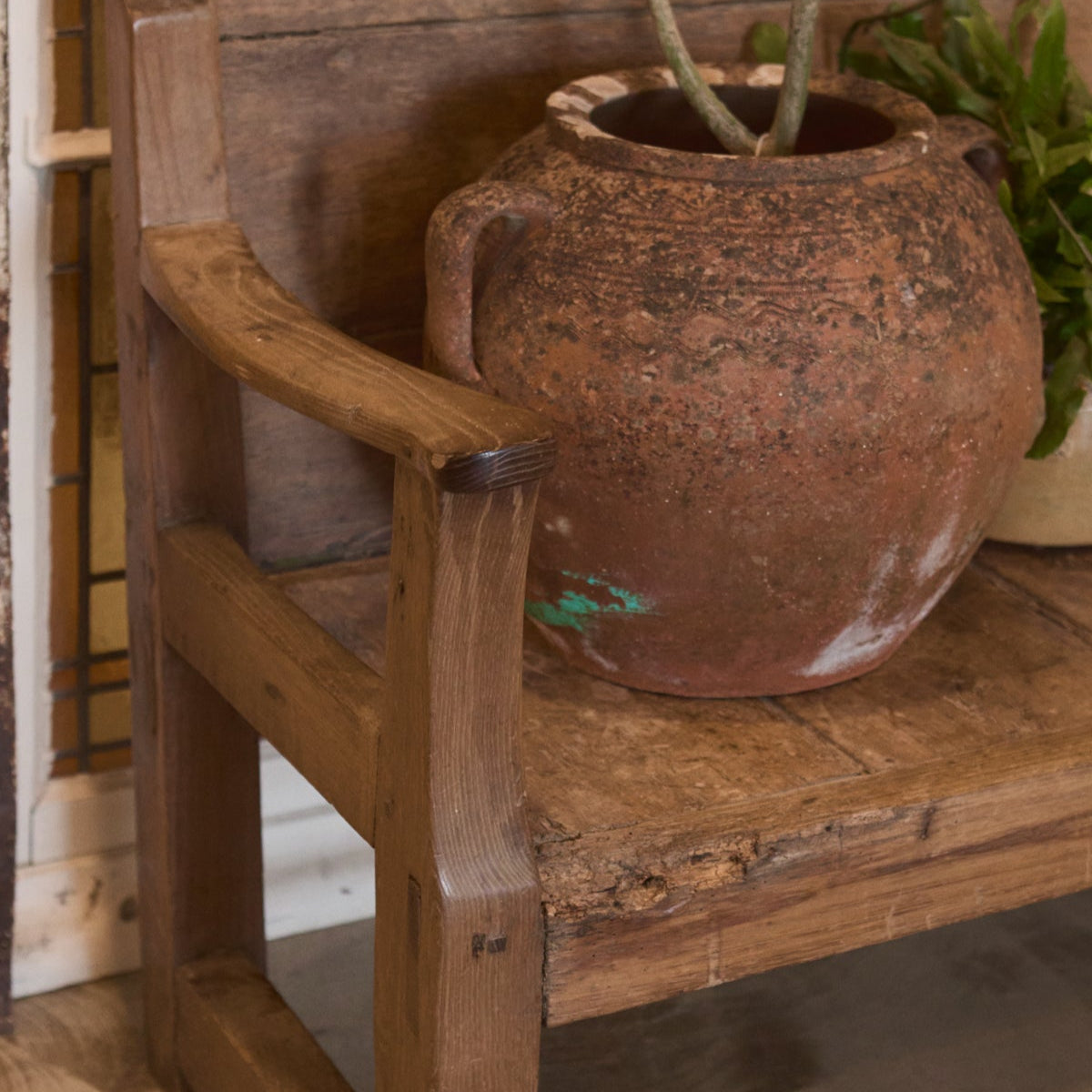 Spanish Pine & Elm Bench