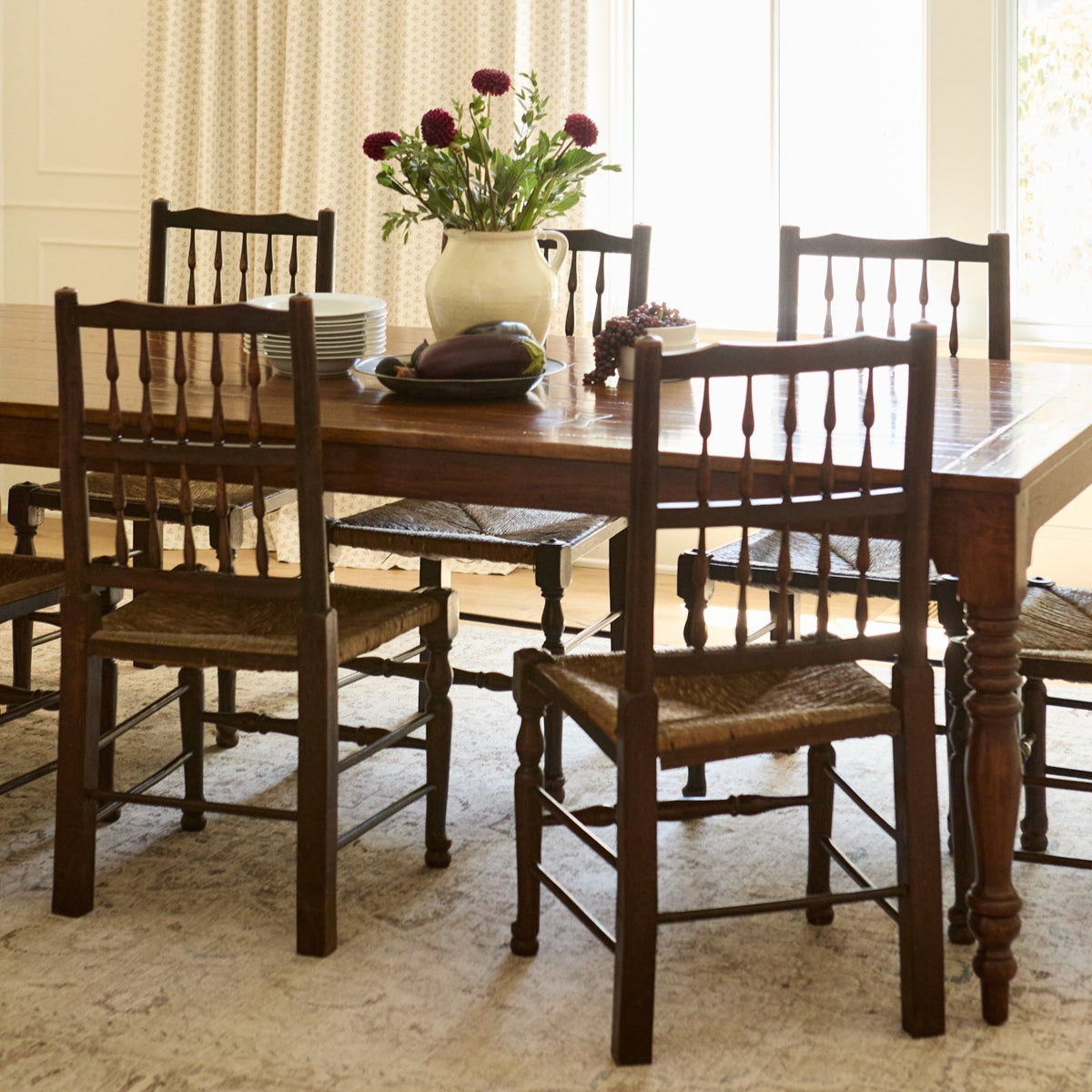 Spindle Back Chairs - Set of 10