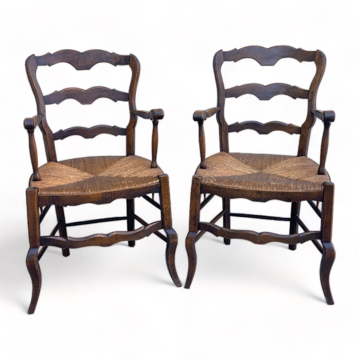 Pair of Country French Armchairs