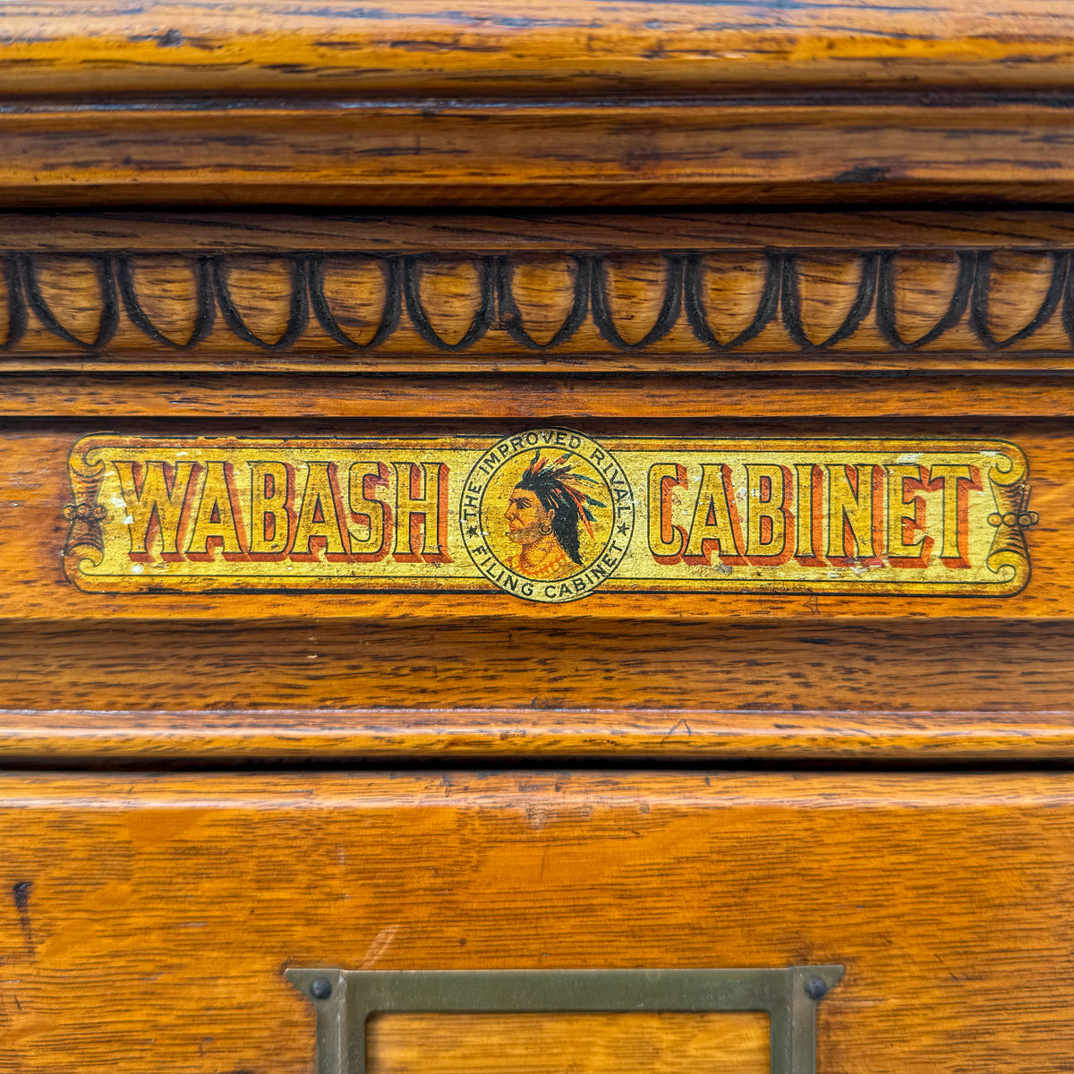 Narrow Wabash Filing Cabinet
