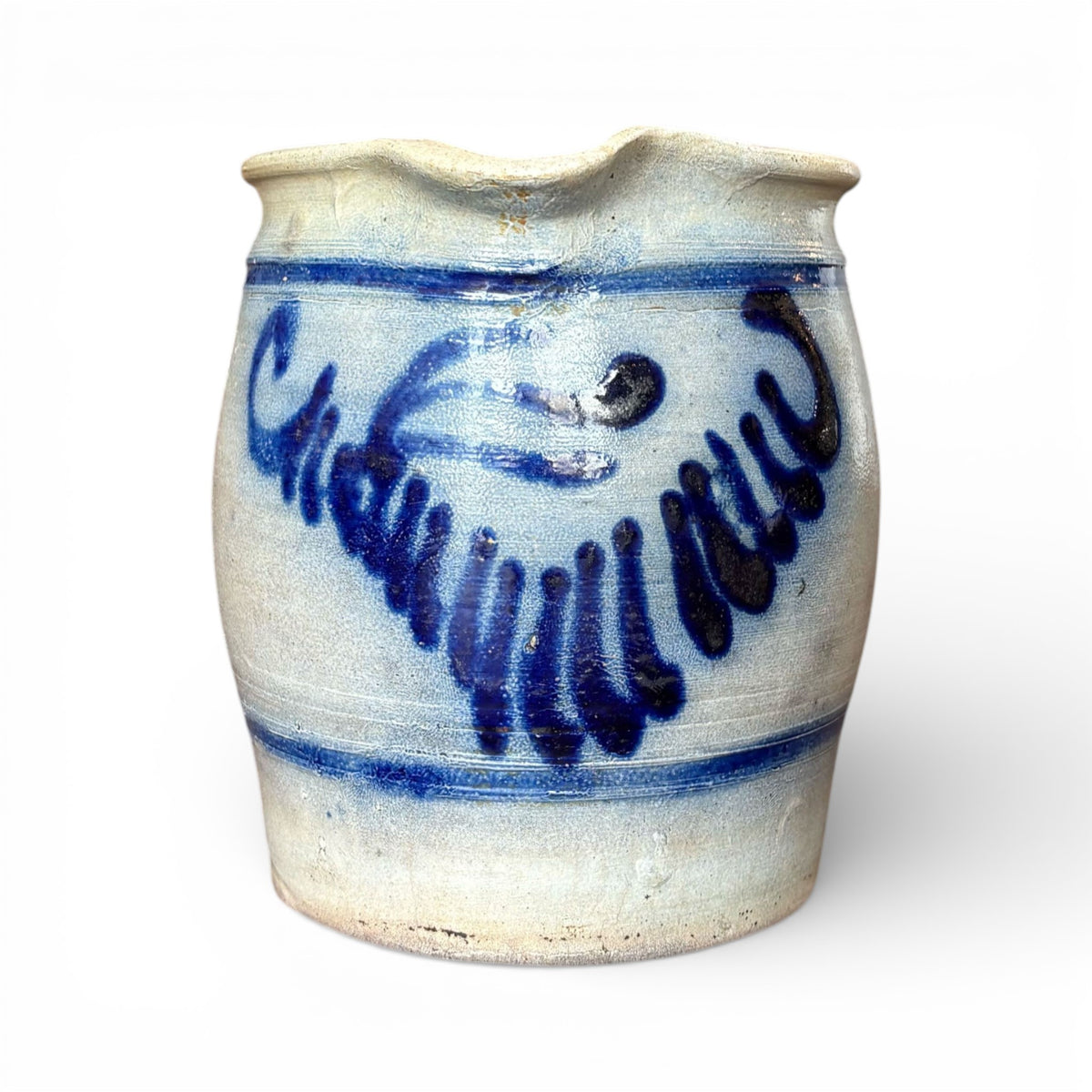 Hand-Thrown Cobalt Stoneware Vase II