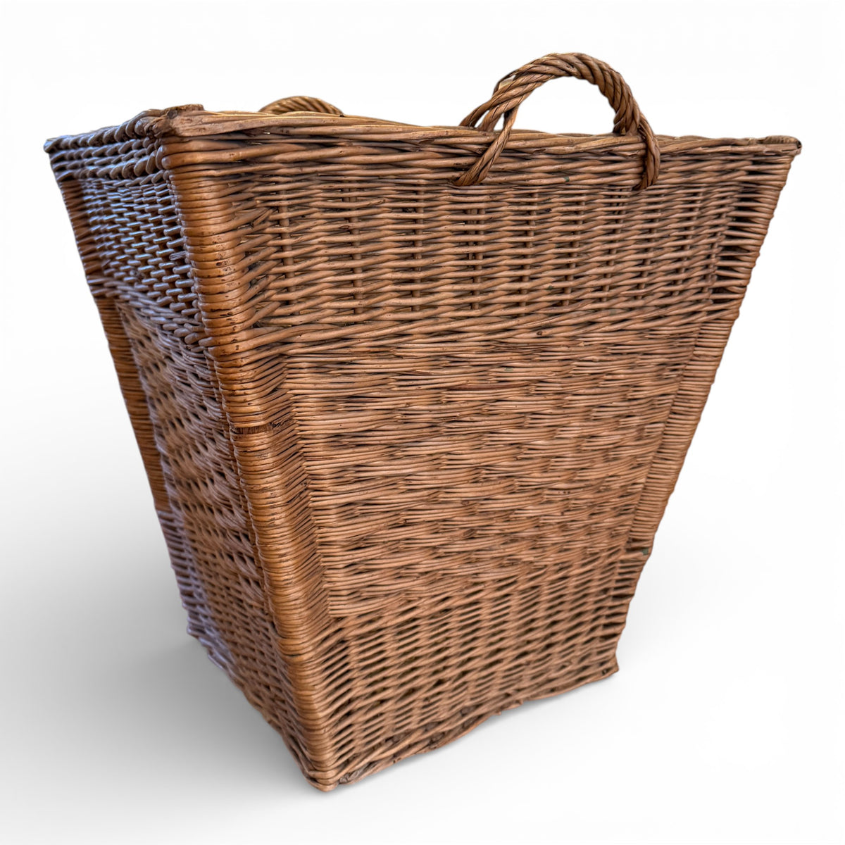 Handwoven Wicker Market Basket