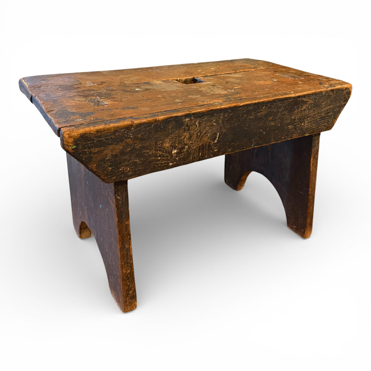 Primitive Wooden Milking Stool