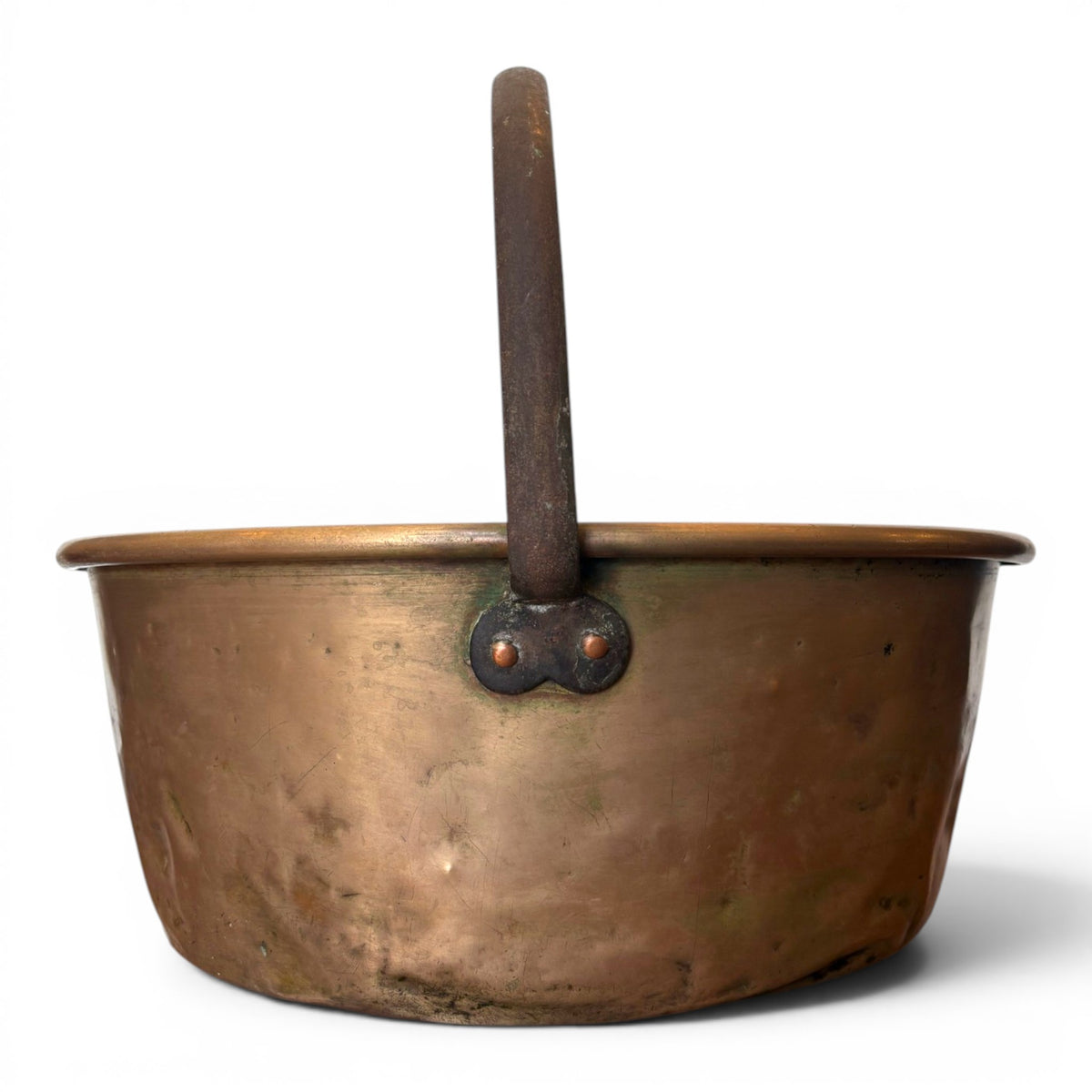 Copper Pail with Iron Handle