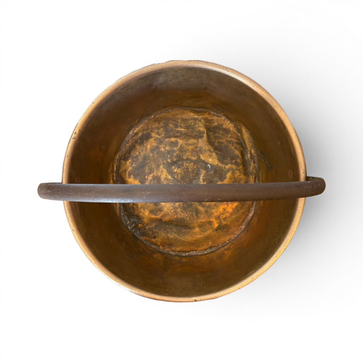 Copper Pail with Iron Handle