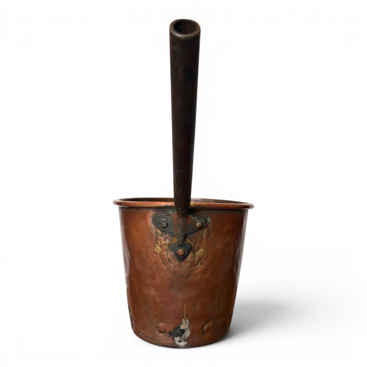 Copper Pot with Iron Handle