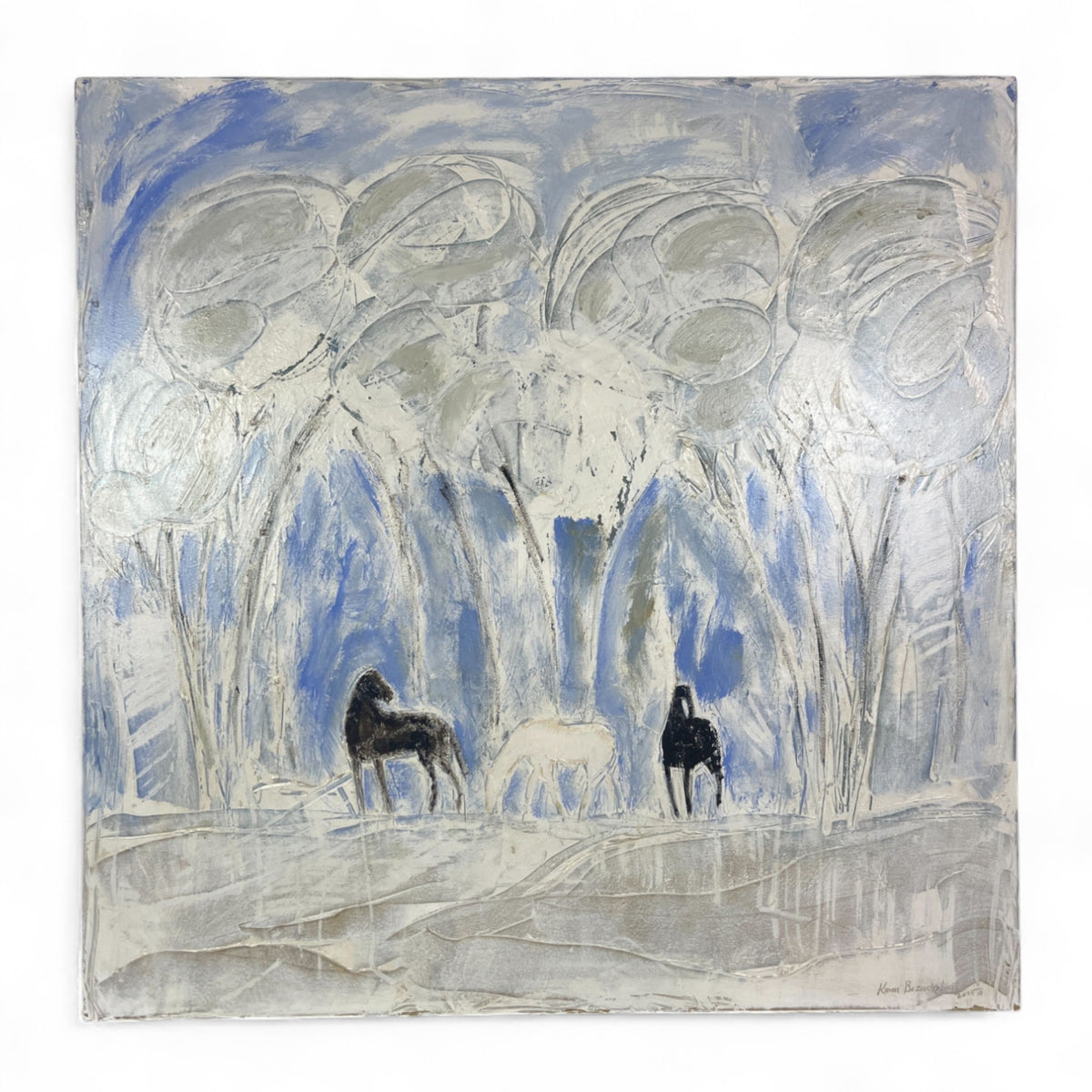 Forest and Horses by Karen Bezuidenhout