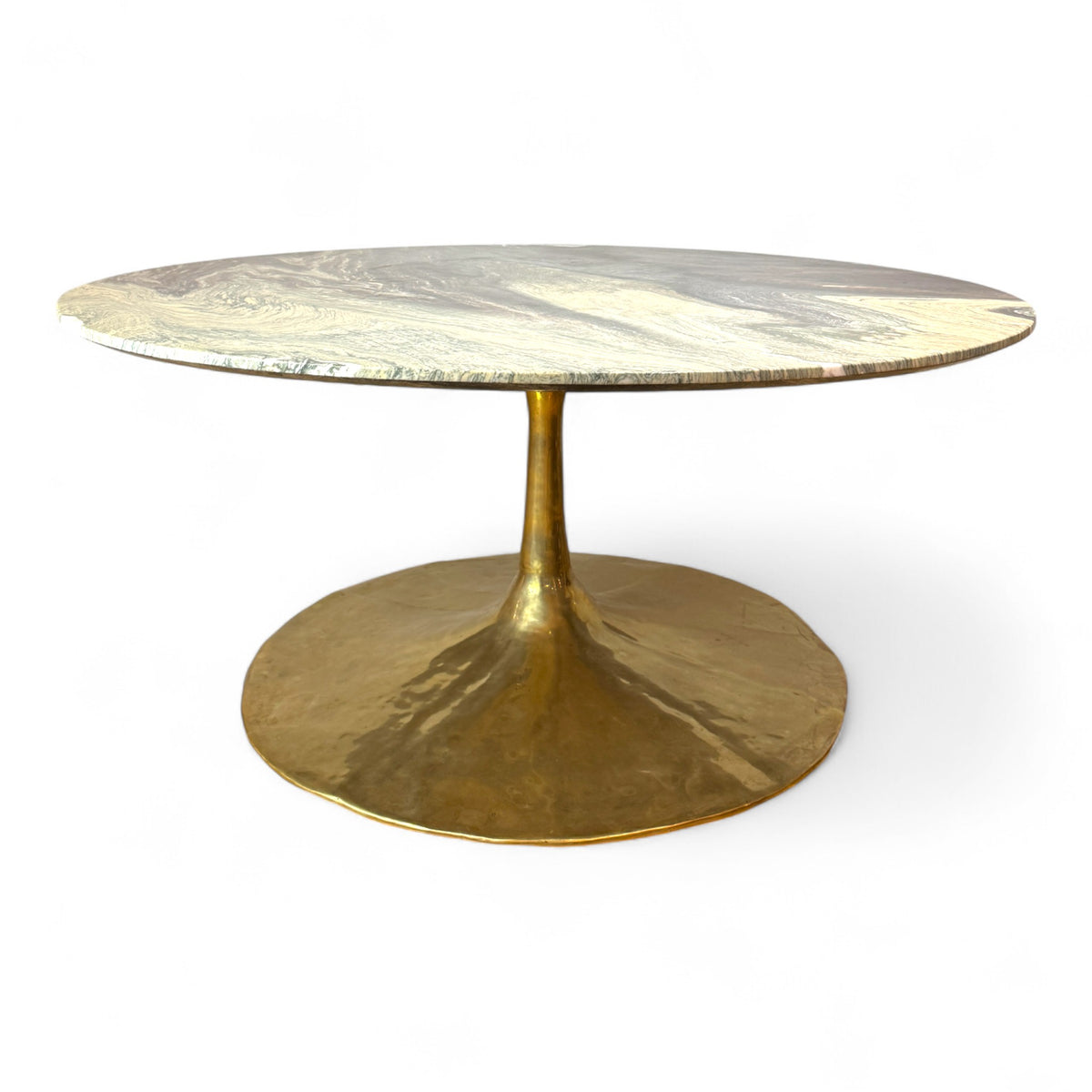 Round Stone Top Table