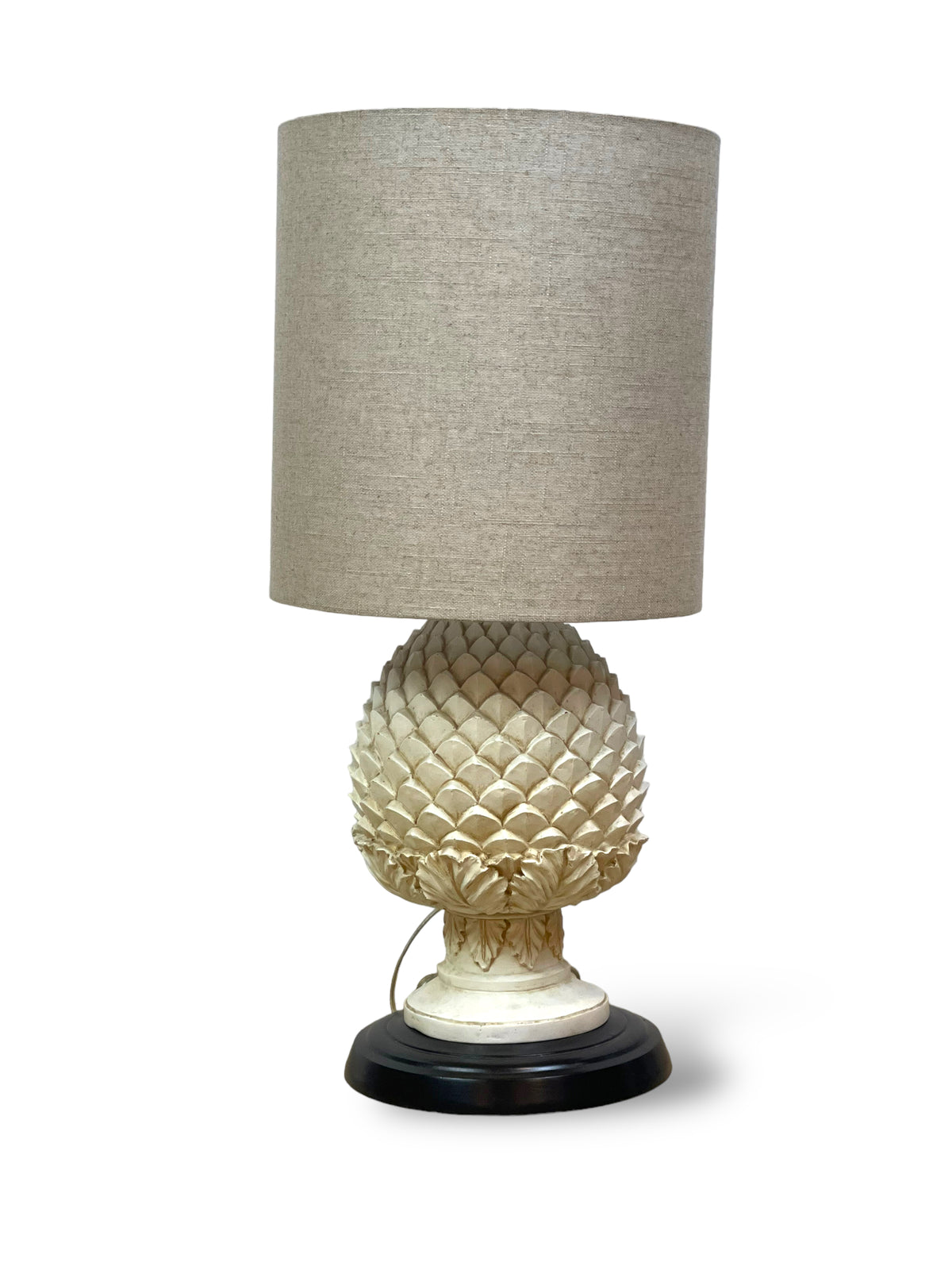 Wooden Artichoke Lamp