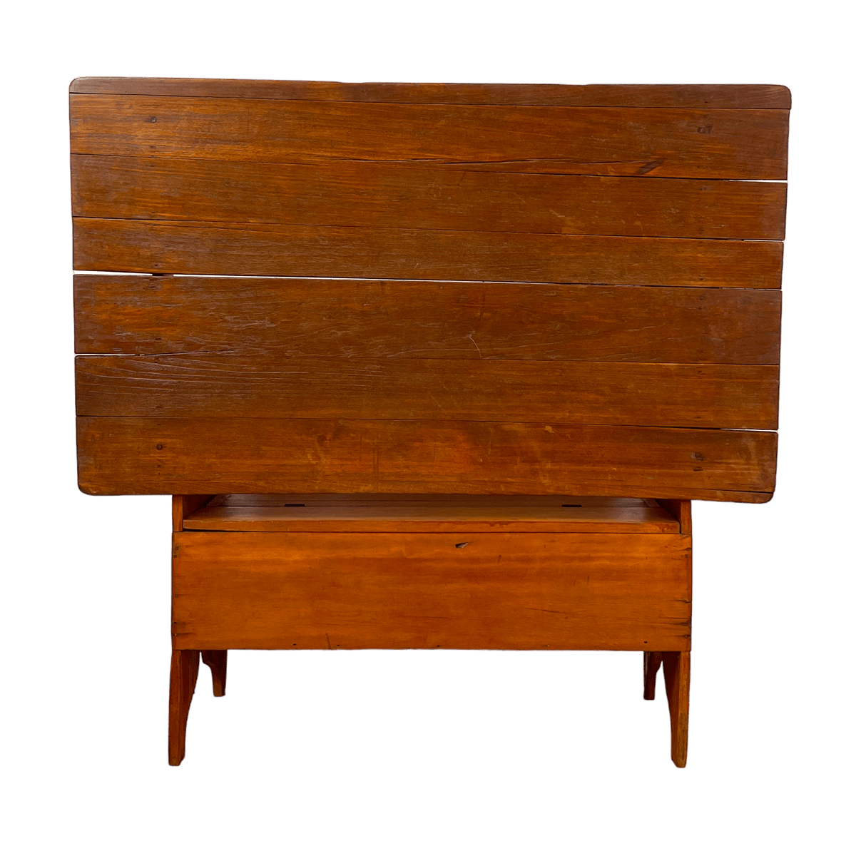Early American Pin Top Hutch Table