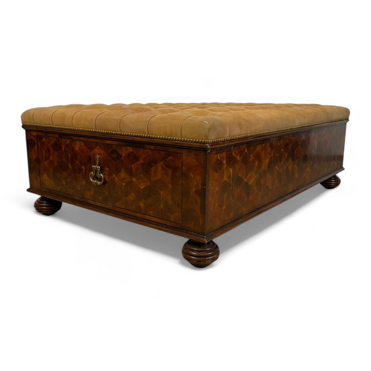 Upholstered Cocktail Ottoman
