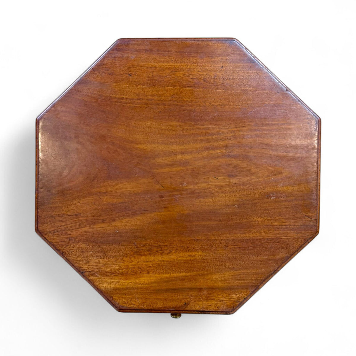 Georgian Mahogany Octagonal Wine Cooler on Casters