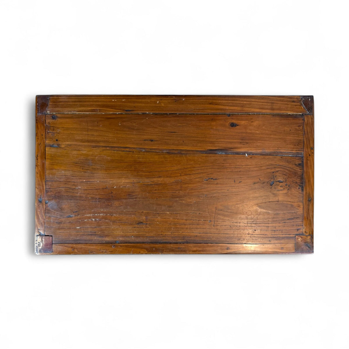 Chinese Elmwood Slatted Cabinet