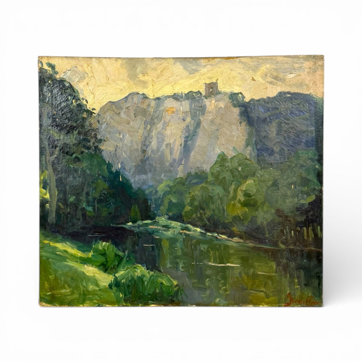 Impressionist Landscape Oil Painting on Canvas