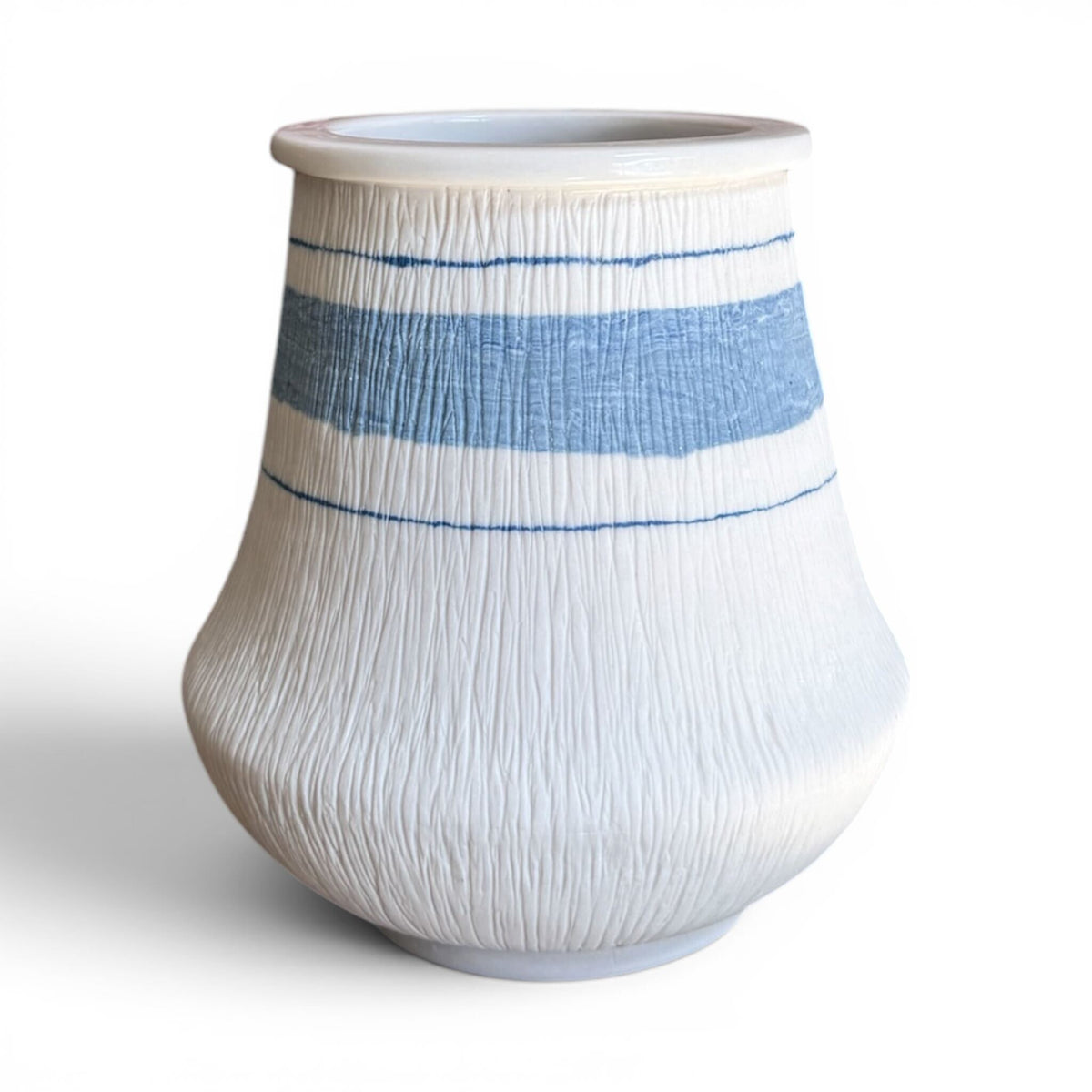 Francesca Tolot Blue & White Vase VIII