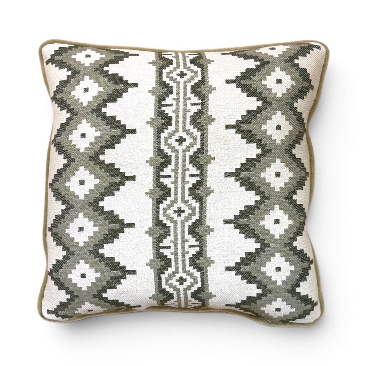 Navajo Nation Pillow by Kevin Aspaas - Green