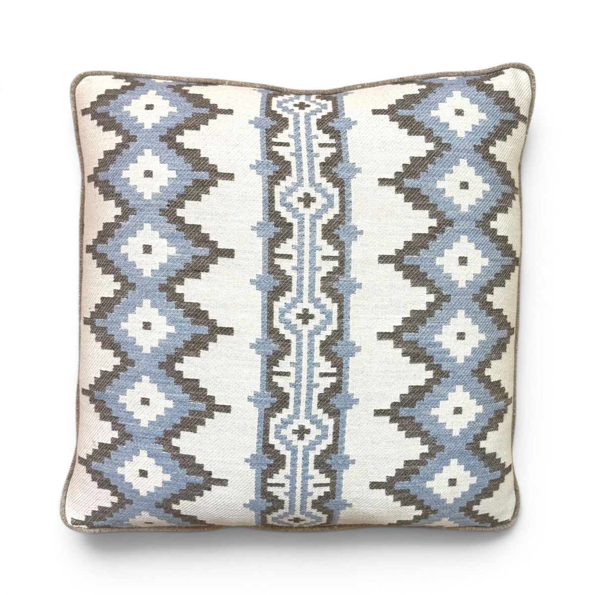Navajo Nation Pillow by Kevin Aspaas - Cream