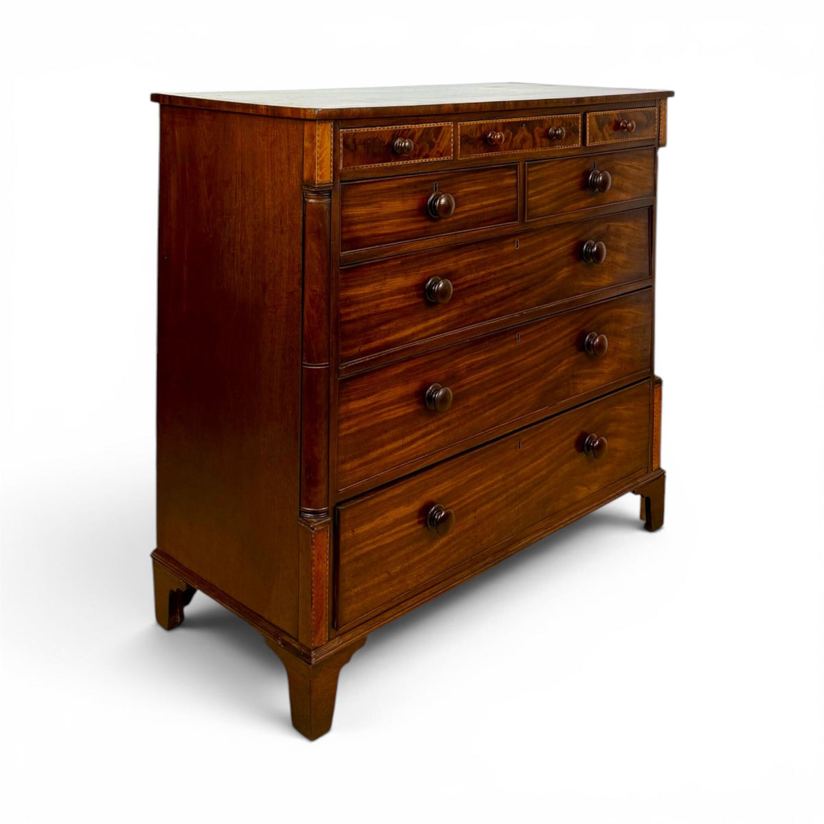 19th Century English Mahogany Chest of Drawers