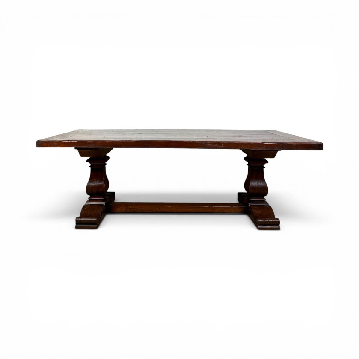 Solid Walnut Trestle Dining Table