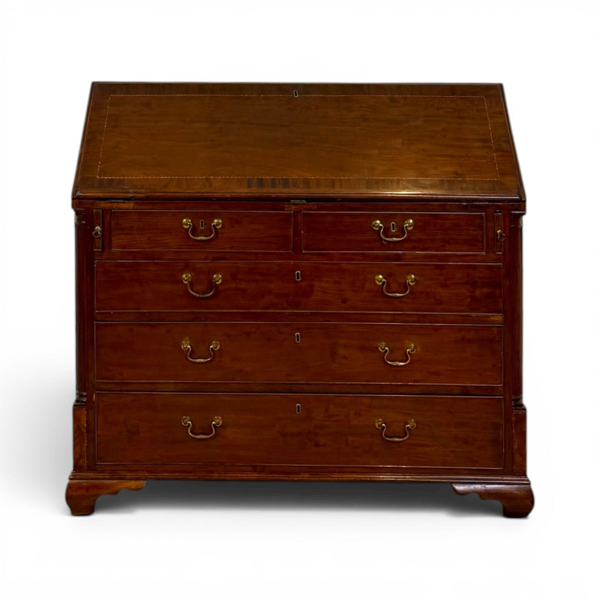 Mahogany Slant-Front Secretary Desk