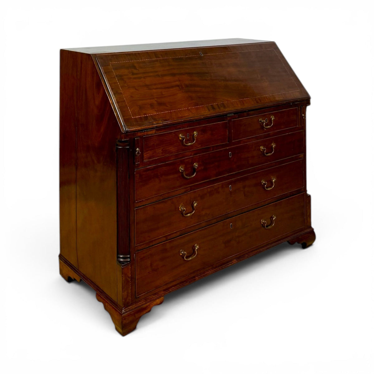 Mahogany Slant-Front Secretary Desk