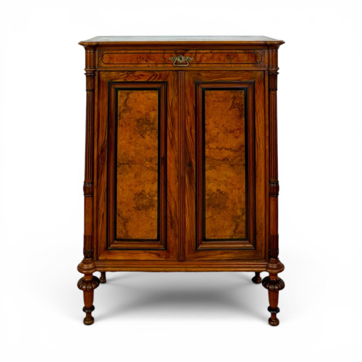Cabinet with Burl Panels