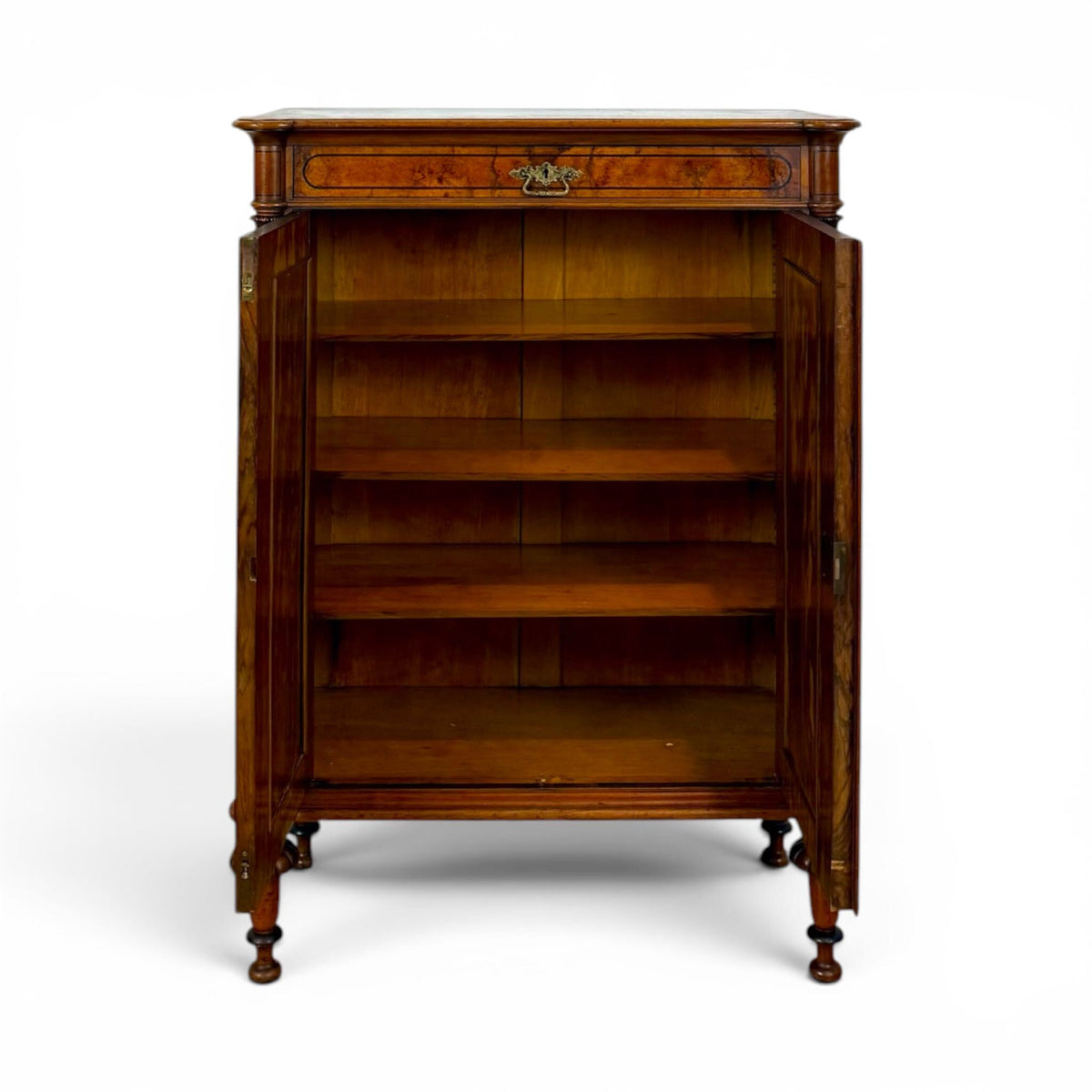 Cabinet with Burl Panels