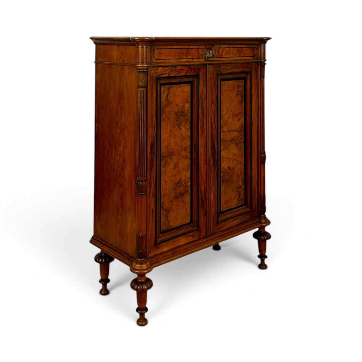 Cabinet with Burl Panels